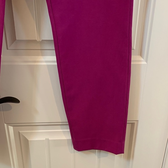 White House Black Market Elle Slim Vibrant Pink Cropped Pants 4 - Picture 5 of 8